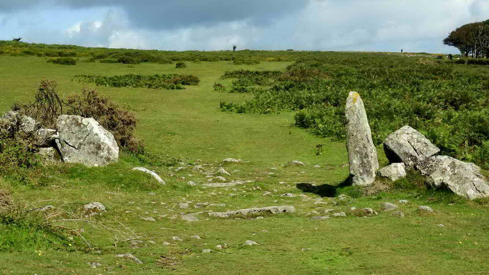 Gateway in the wall at the 200-yard mark for the rifle range