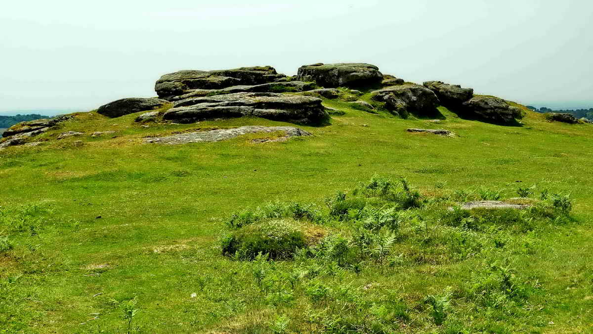 Approaching The Dewerstone. Elevation 219 metres (708 feet)  SX 53775 63903