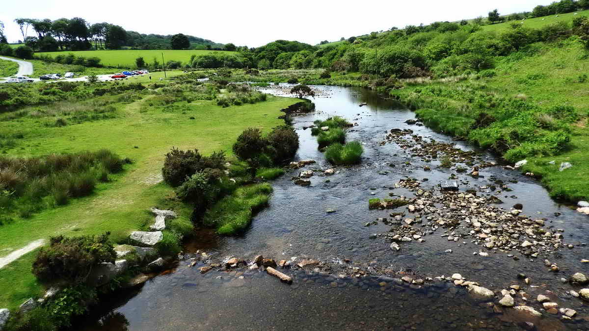 View downstream from Cadover Bridge