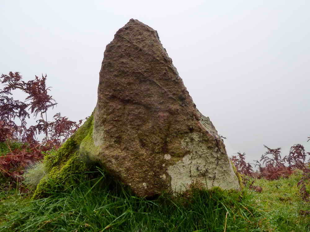 RB stone 4 at SX 52620 75417. This appears to be the pyramidal no. 4 depicted in the Brewer book