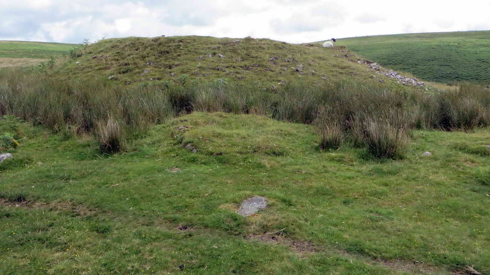 Giant’s Basin paleolithic burial cairn, unusual in not being somewhere high and prominent