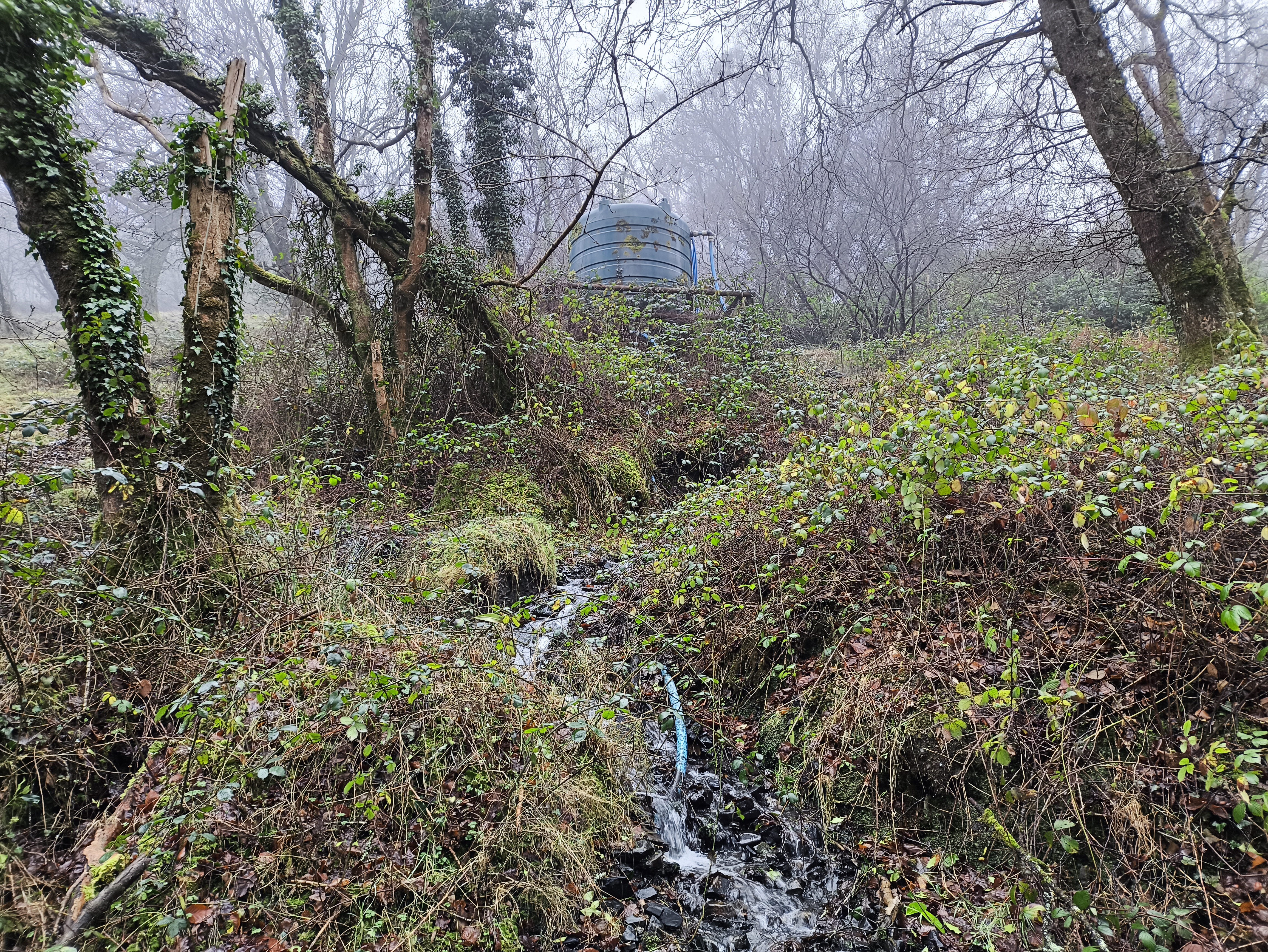 The water tank