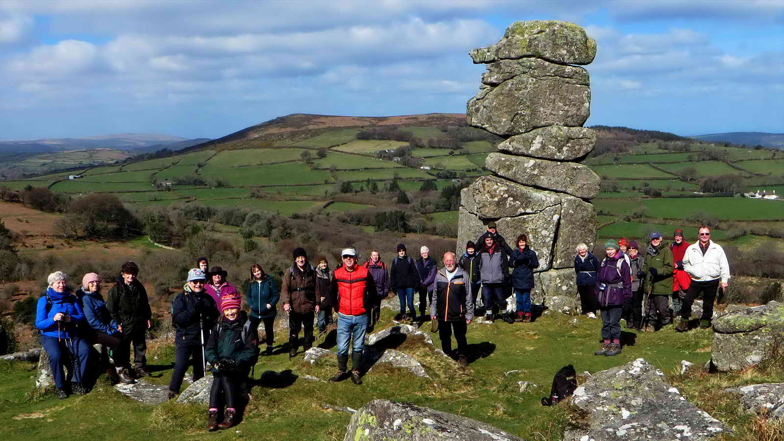 The DPA Short Walks group at Bowerman’s Nose