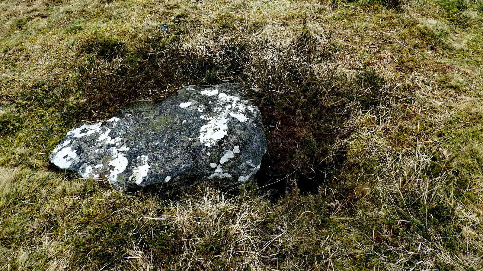 The cist, showing the opening into the grave