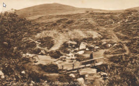 1920 Photograph showing the footbridge then - Wessex Archaeology