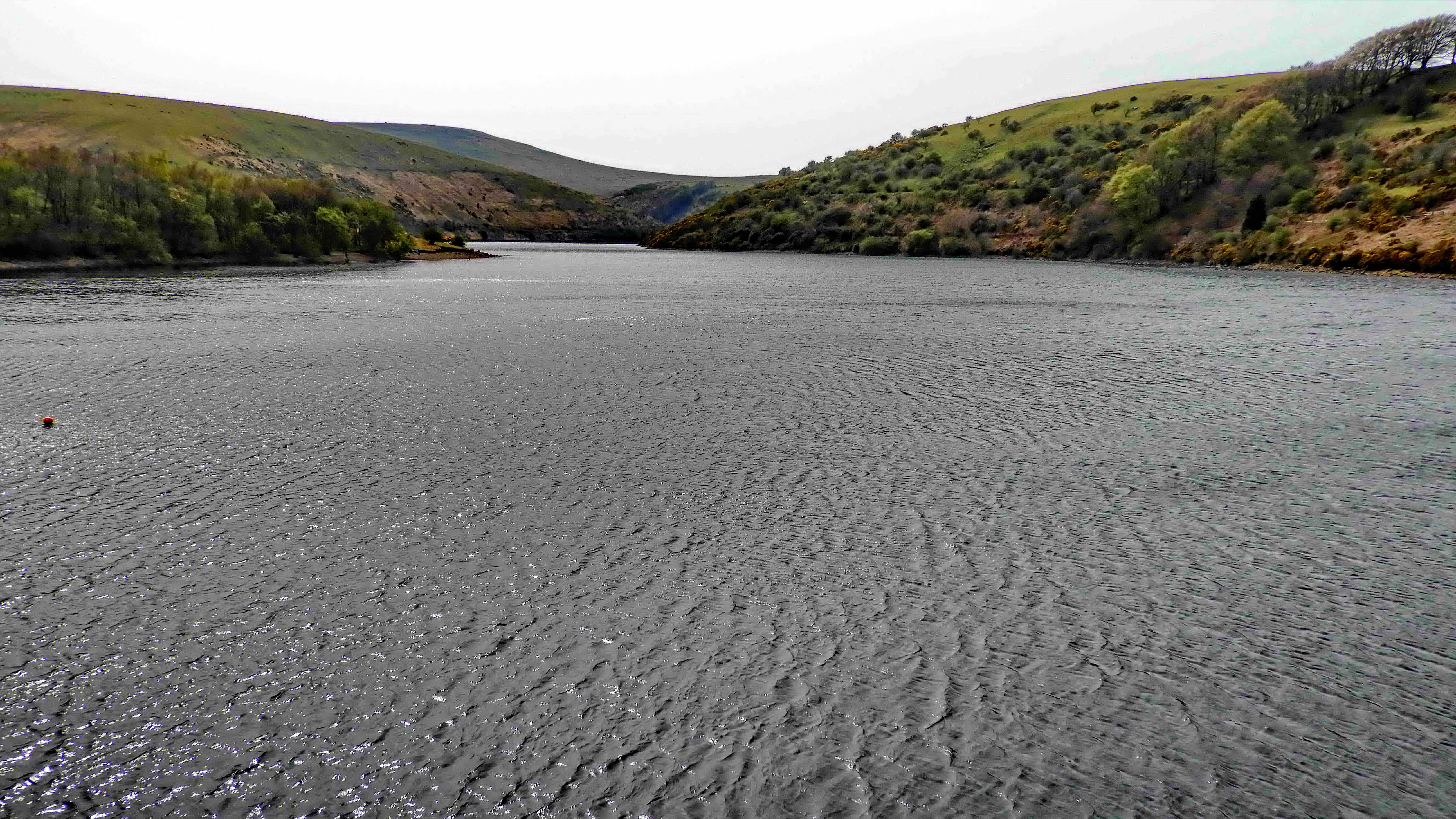 View across the reservoir from the dam