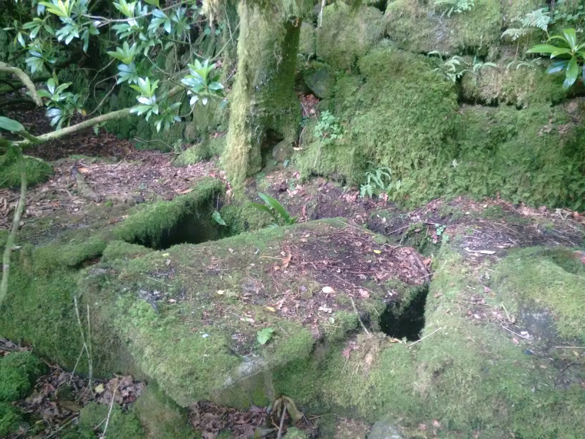 Stone chambers close to the ruined house
