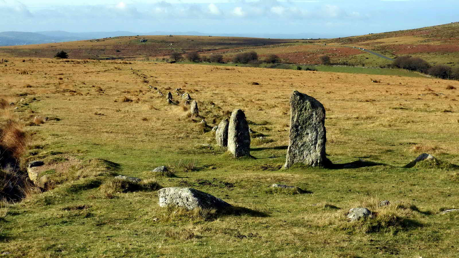 The east end blocking stone of the northern stone row