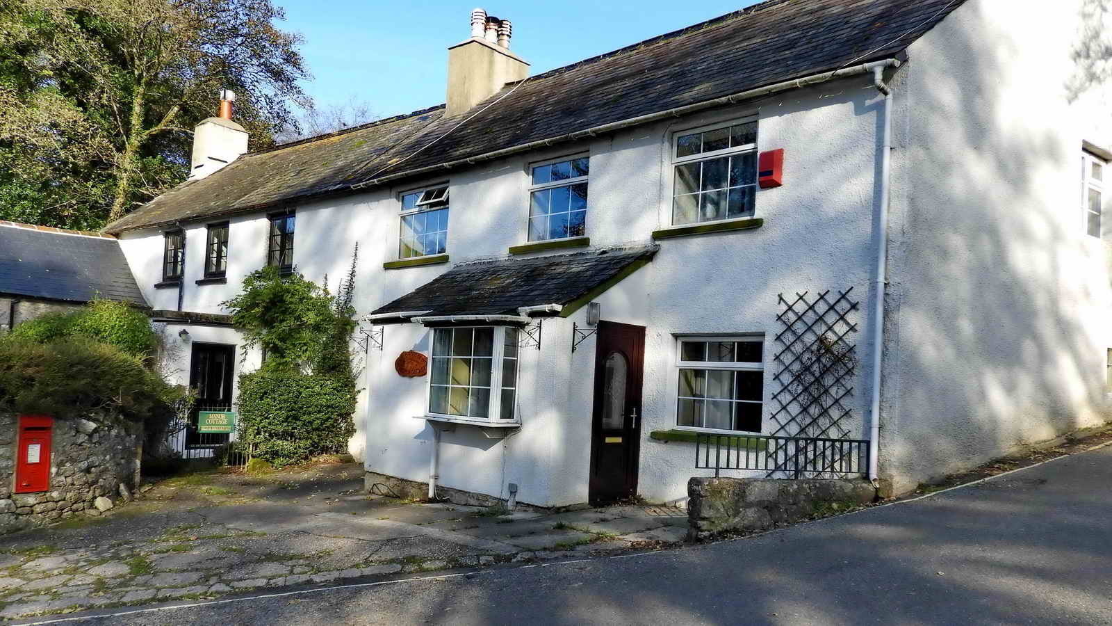 The Old Post Office (and Manor Cottage), one of four in the history of Widecombe