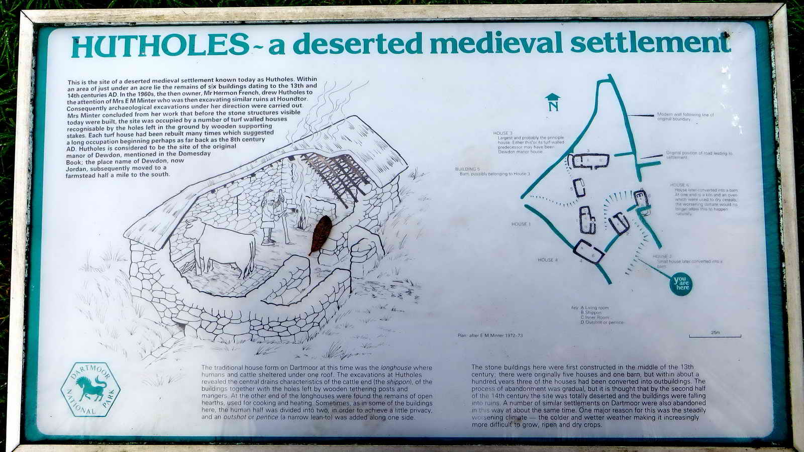 Main interpretation board at the site